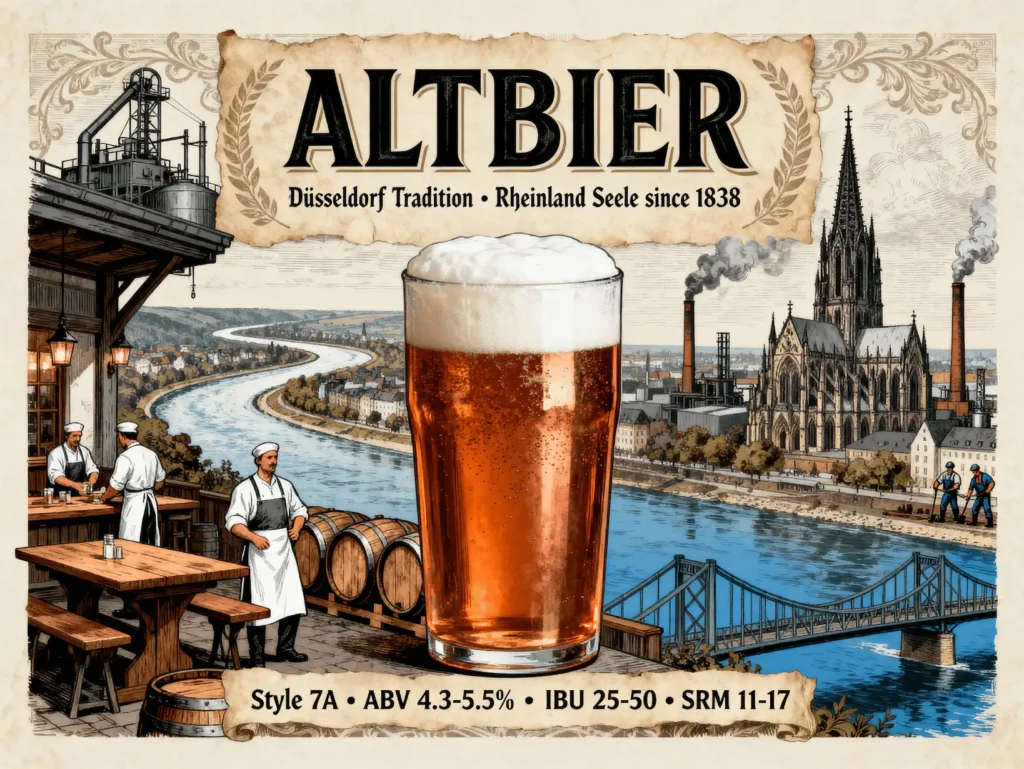 Altbier en su contexto histórico de Düsseldorf