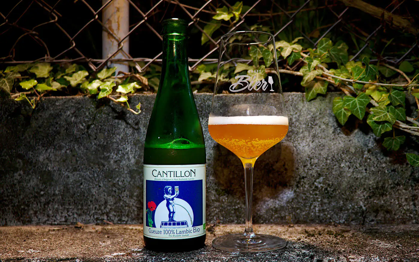 Cantillon Gueuze 100% Lambic Bio, ejemplo comercial tradicional