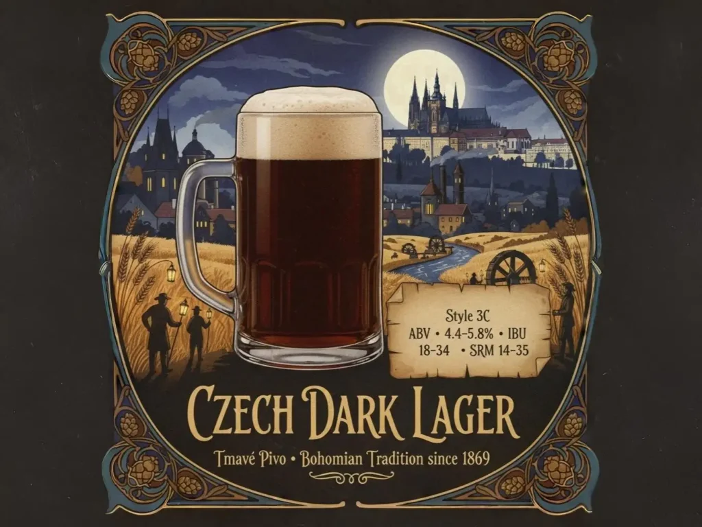 Czech Dark Lager: Las sombras nobles de Bohemia desde 1869