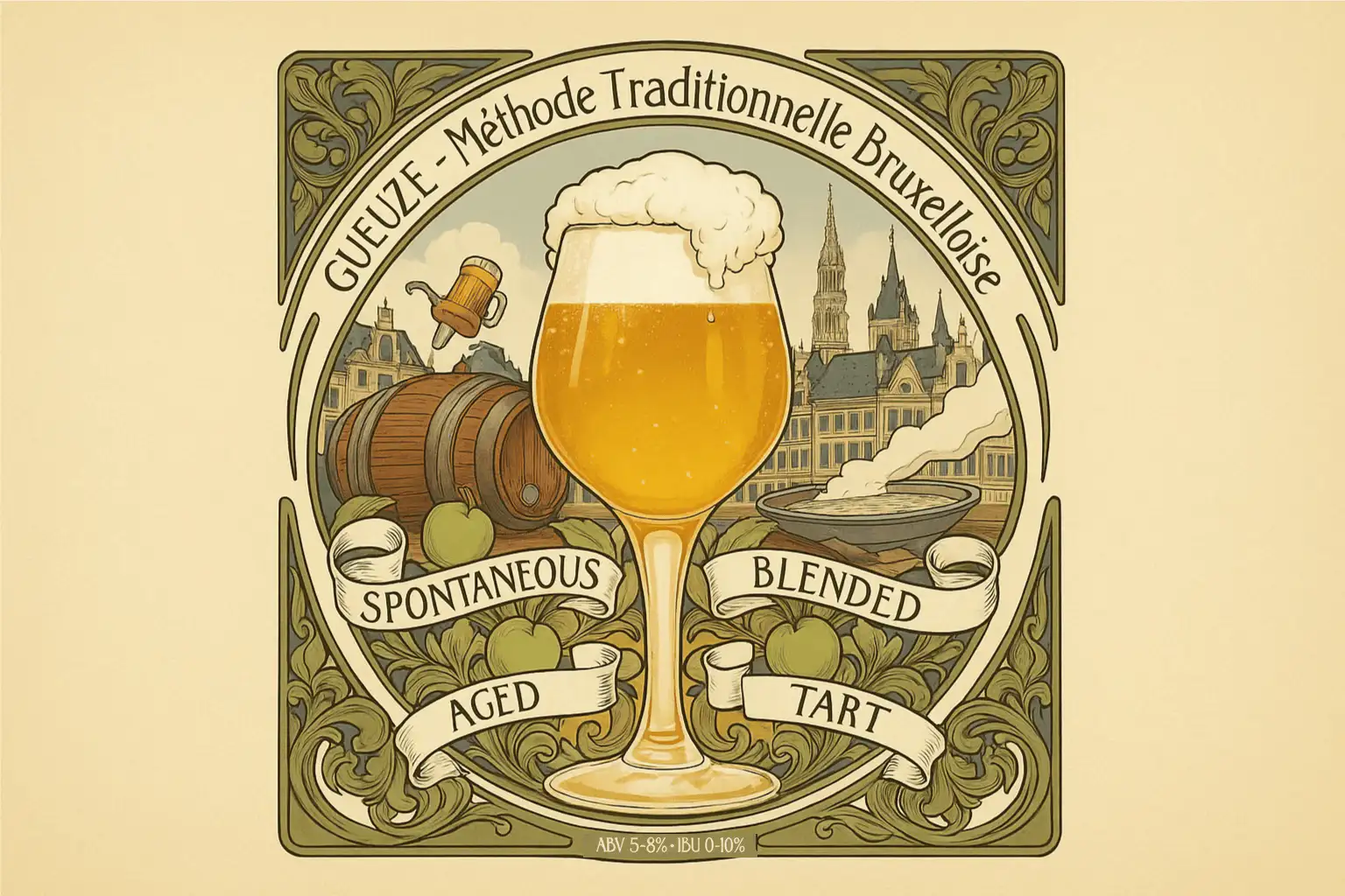 Gueuze, el champagne de Bruselas, blending de lambics de diferentes añadas