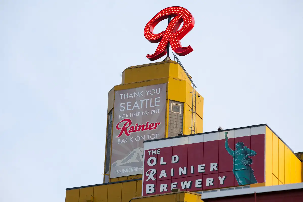 Rainier, la cerveza mas mitica del estado de Washington.