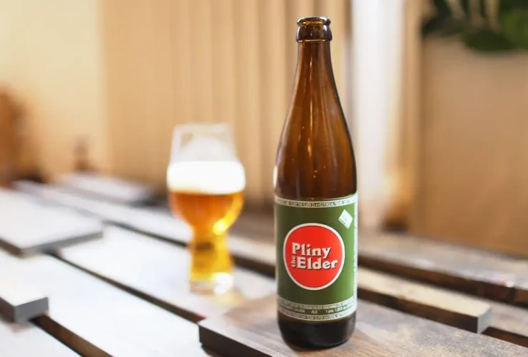 Botella de cerveza Pliny the Elder