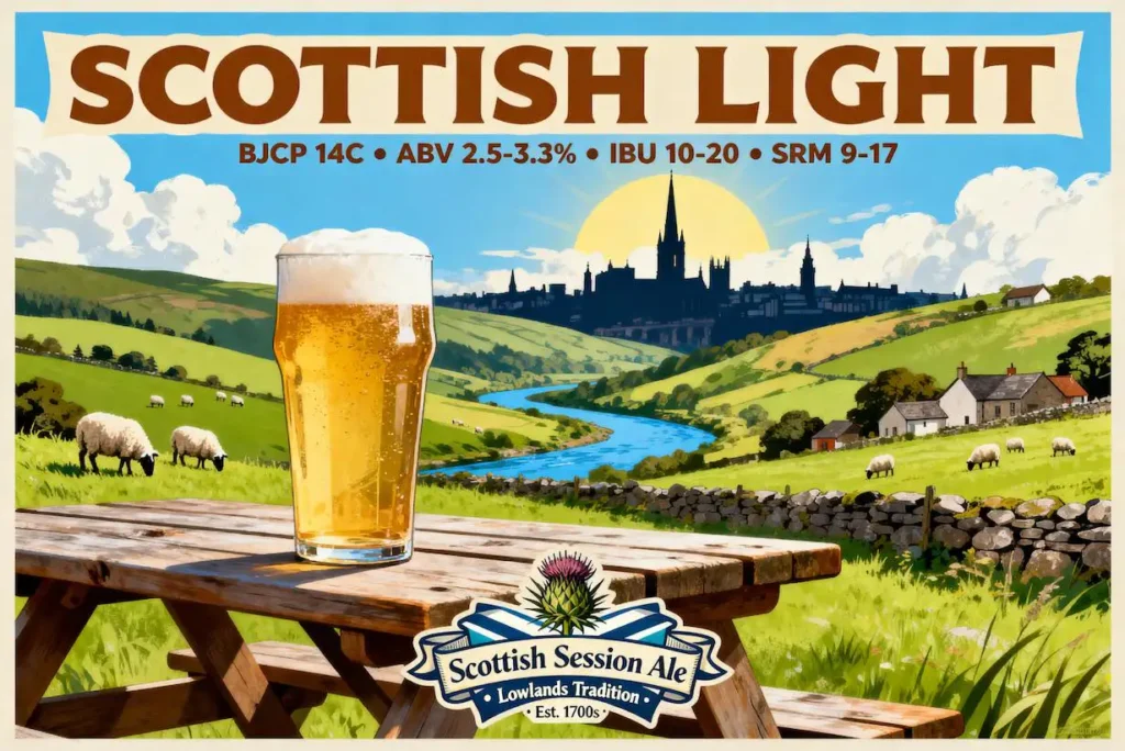 Scottish Light en vaso thistle mostrando su color ámbar característico