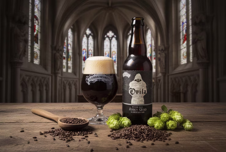 Sierra Nevada Ovila Quad Belgian Quadrupel botella copa ingredientes specialty malts lupulos abadia gotica