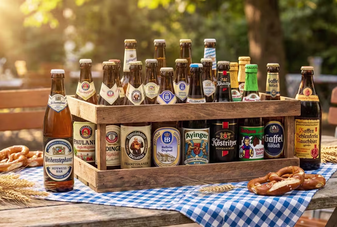 Representacion de las mejores cervezas alemanas durante el año 2026