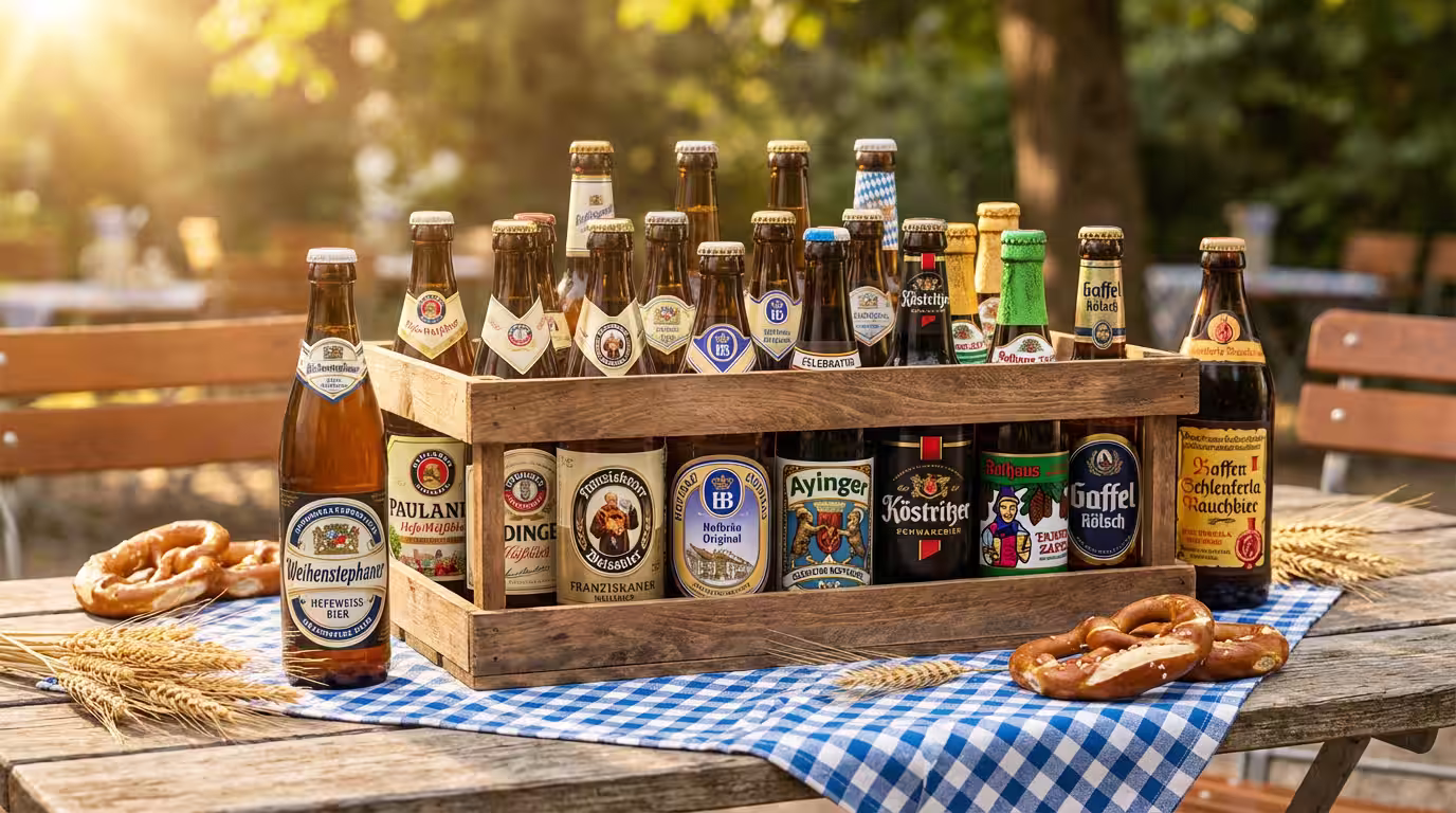 Representacion de las mejores cervezas alemanas durante el año 2026